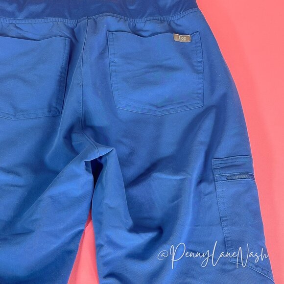 FIGS Women's Zamora Jogger Scrub Pants Royal Blue - Picture 11 of 13